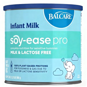 BALCARE Infant Milk Soy-ease Pro Baby Formula Powder, for Dairy Free and Lactose Free for Fussiness and Gas, 20 Oz
