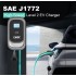 GMOC Level 2 EV Charger - ETL Certified, 240V, 40 Amp, NEMA 14-50 Plug, 16 ft Extension Cord & J1772 Cable- Portable Electric Car Charger for J1772 EVs and Plug-in Hybrid Vehicles
