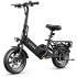 LAVAX Electric Bike for Adults Teens, Folding E-Bike,Commuter City ebike with 350W Motor and 36V 10.4Ah Battery,18.6MPH Speed,3-Level Assist, Dual Disc Brakes