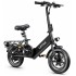 LAVAX Electric Bike for Adults Teens, Folding E-Bike,Commuter City ebike with 350W Motor and 36V 10.4Ah Battery,18.6MPH Speed,3-Level Assist, Dual Disc Brakes
