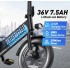 LAVAX Electric Bike for Adults Teens, Folding E-Bike,Commuter City ebike with 350W Motor and 36V 10.4Ah Battery,18.6MPH Speed,3-Level Assist, Dual Disc Brakes