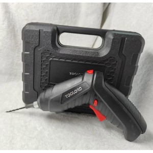 TOOLORD Cordless Electric Screwdriver Set, 8V Max 10Nm Rechargeable Power Electric Drill, Battery Screw Gun with 28pcs Driver Bit Set, 320RPM/10+1 Torque Setting